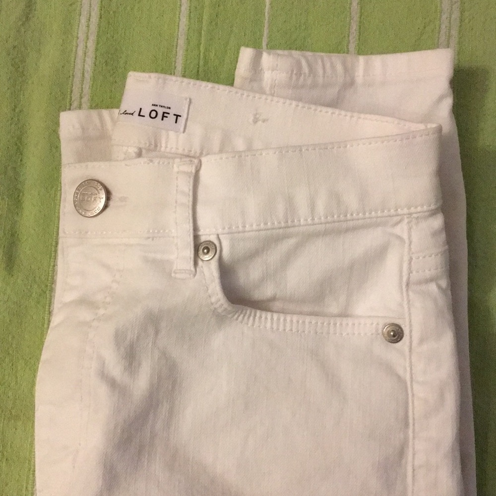 LOFT White Denim